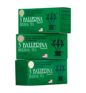 3 Ballerina Herbal Tea 3 Pack Bundle 54 Tea Bags (Extra)