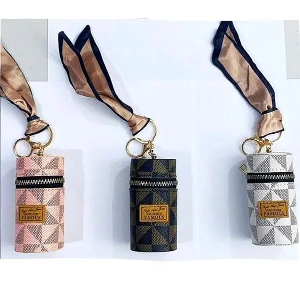 Zippered Leather Lipstick Case Zippered Leather Lipstick Case