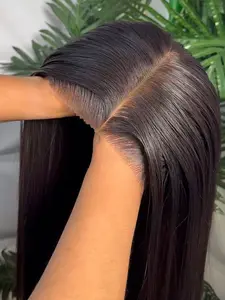 Bling Hair Brazilian 5x5 Glueless Wig 28 30 Inch Easy To Wear 6x4  9x6 7x5 Transparent Bone Straight Lace Closure Wigs For Black Women