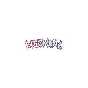 Bisexual Heavy Metal sticker Decor Decorative