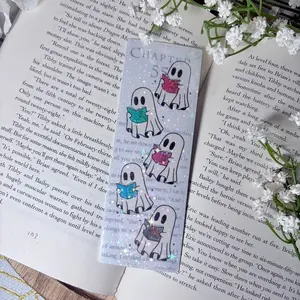 Ghost Reading Series Cardstock Bookmark