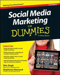 USED-Social Media Marketing for Dummies by Singh, Shiv (Paperback)