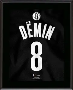 Egor Demin Brooklyn Nets 10.5" x 13" Jersey Number Sublimated Player Plaque