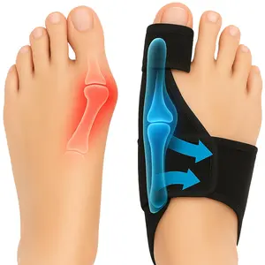 Bunion Corrector & Hammer Toe Straightener 2 Pack, Adjustable Day & Night Support for Women & Men, Comfortable Big Toe Separator, One Size Fits All