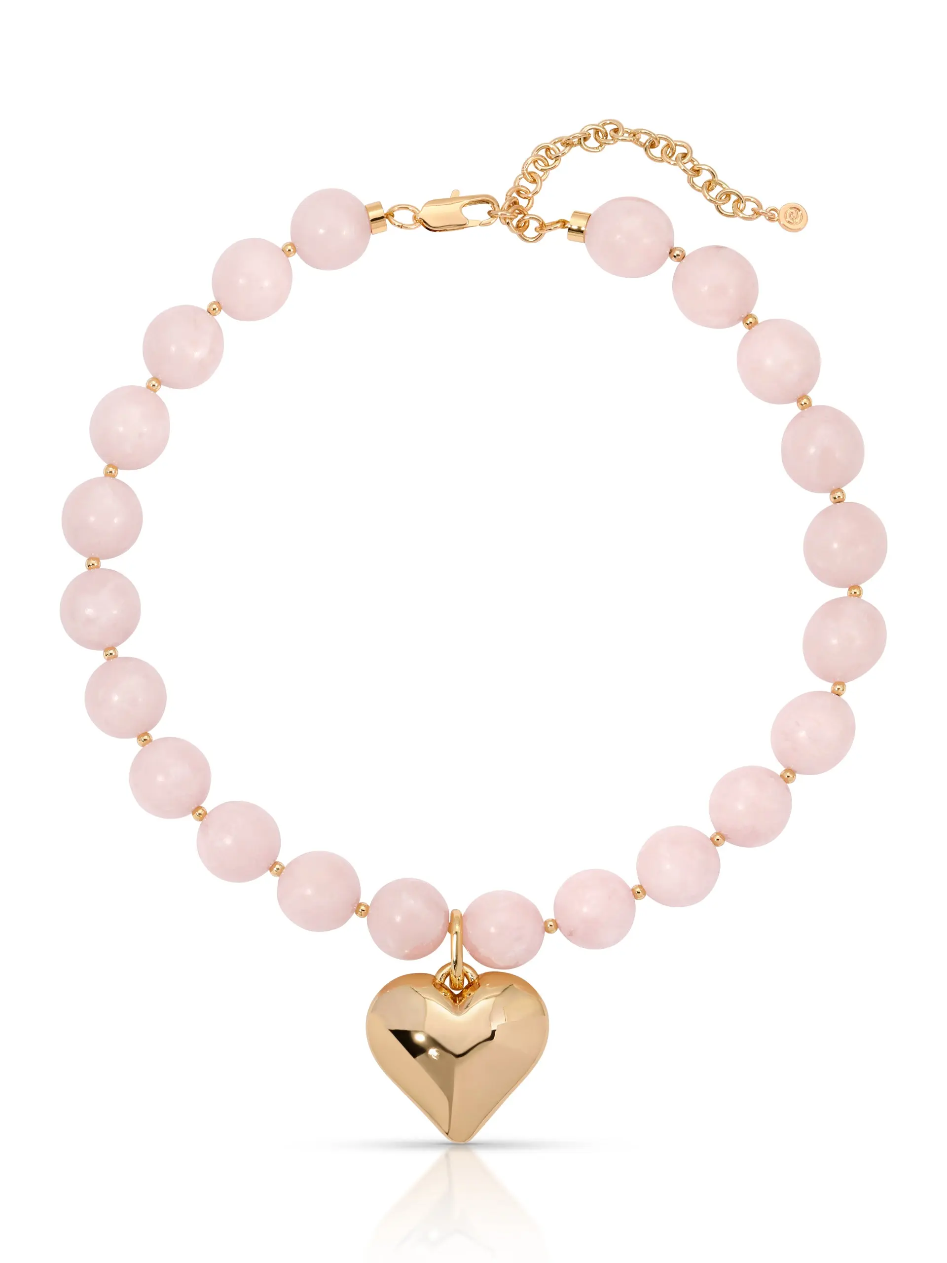 Luck and Love Rose Heart Necklace Luck and Love Rose Heart Necklace