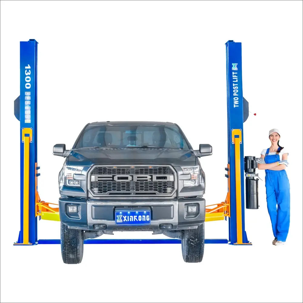 XK-1300 Two Post Auto Lift Car Lift Truck 220V Hoist Capacity 13000 Lbs with 36 Months Parts Replacement