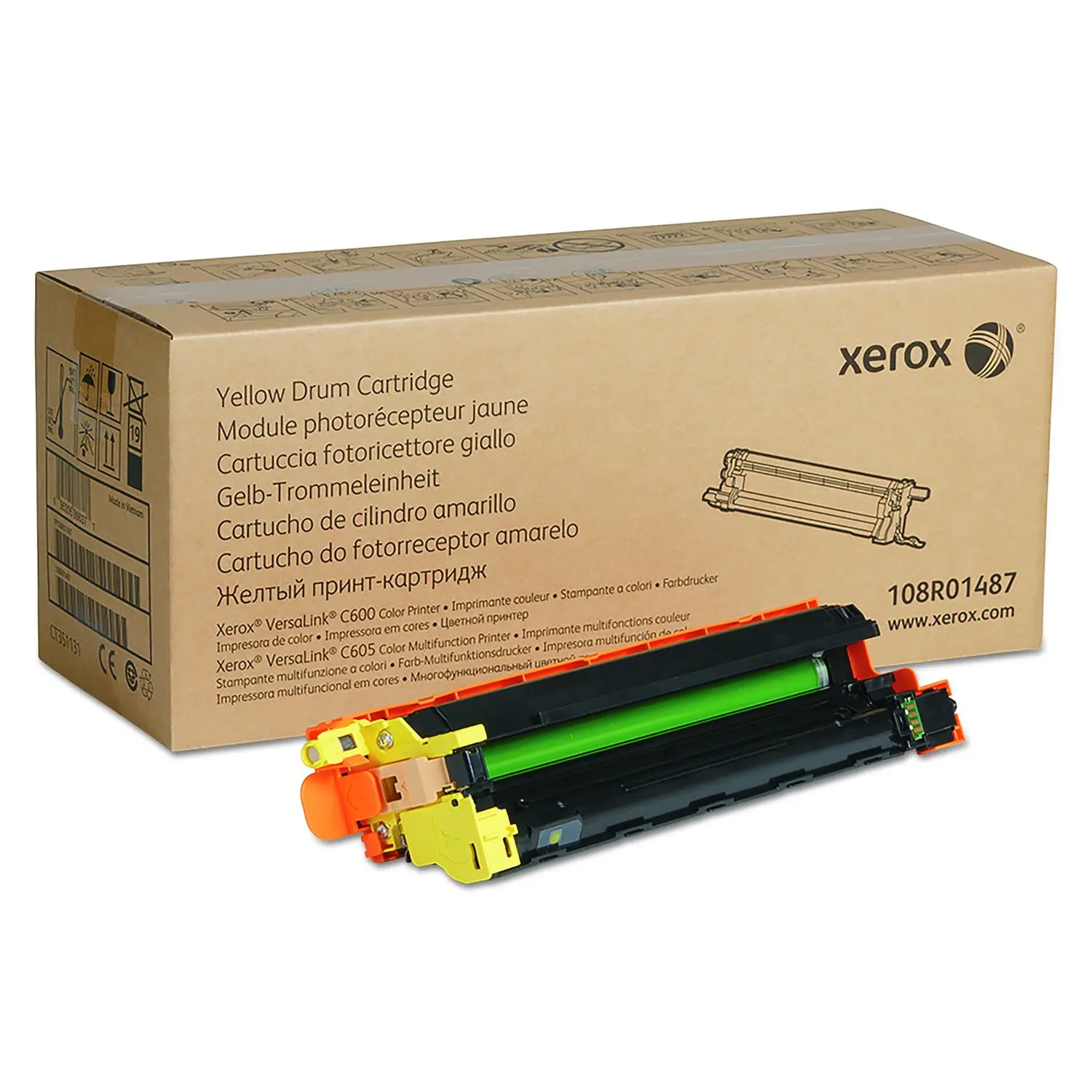 Xerox 108R01487 Yellow Drum Cartridge For VERSALINK C600 C605