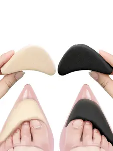Solid Color Toe Filler, Comfortable Shoe Accessories, Sponge Half Pad for High Heels and Loafers, Suitable for Men & Women