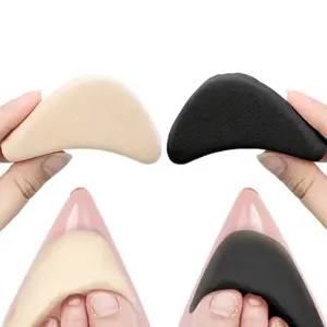 Solid Color Toe Filler, Comfortable Shoe Accessories, Sponge Half Pad for High Heels and Loafers, Suitable for Men & Women