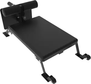 Nordic Curl Machine Hamstring Curl Bench Compact Glute Bench with Wheels Home Gym Equipment for Leg Workouts Portable Durable 450 LBS Capacity 3 Height Settings