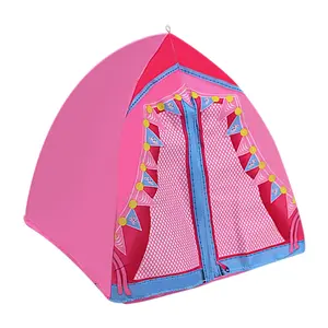 Cute Mini Camping Tent Toy for 6.69 Inch Pull String Dolls, Easy Installation & Removal, Perfect Christmas Gift for Kids