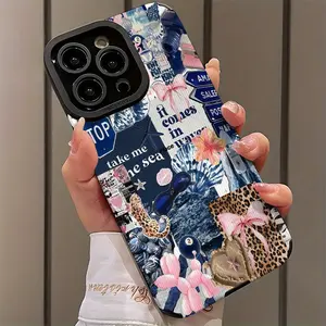 Beach Theme Balloon Design Shockproof Ultra-Thin Protective Phone Case Cover for iPhone 17/16/15/14/13/12/11/plus/pro Max, Dust-Proof and Beautiful Gift