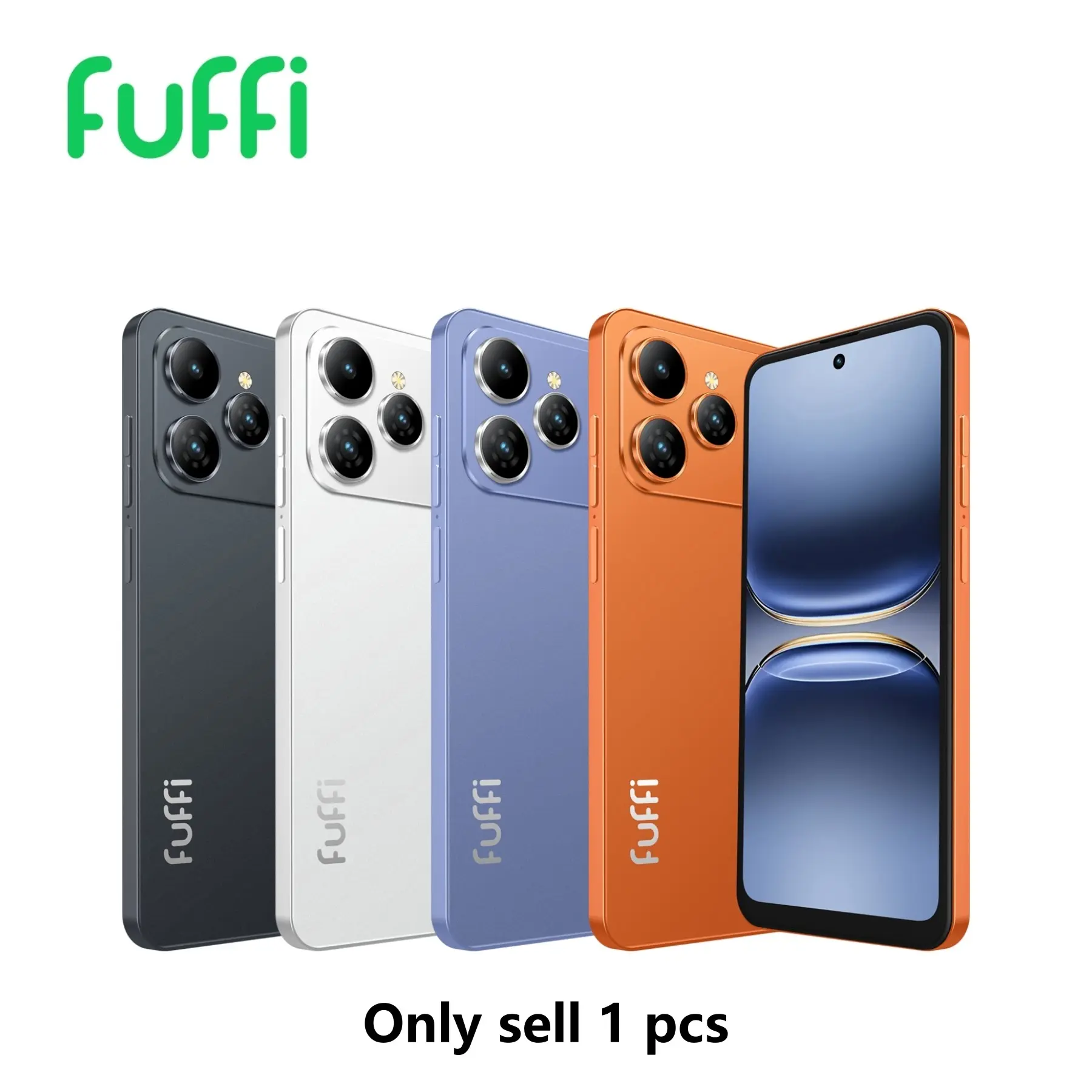 Fuffi M17 Pro Smartphone, Portable 4G Dual SIM Cellphone, Dual Sim Smartphones, Android Mobile Smartphone with 6.56-inch Screen, 3GB RAM, 32GB ROM, Quad-Core Processor, 3100mAh Battery and 2MP Camera, Android System
