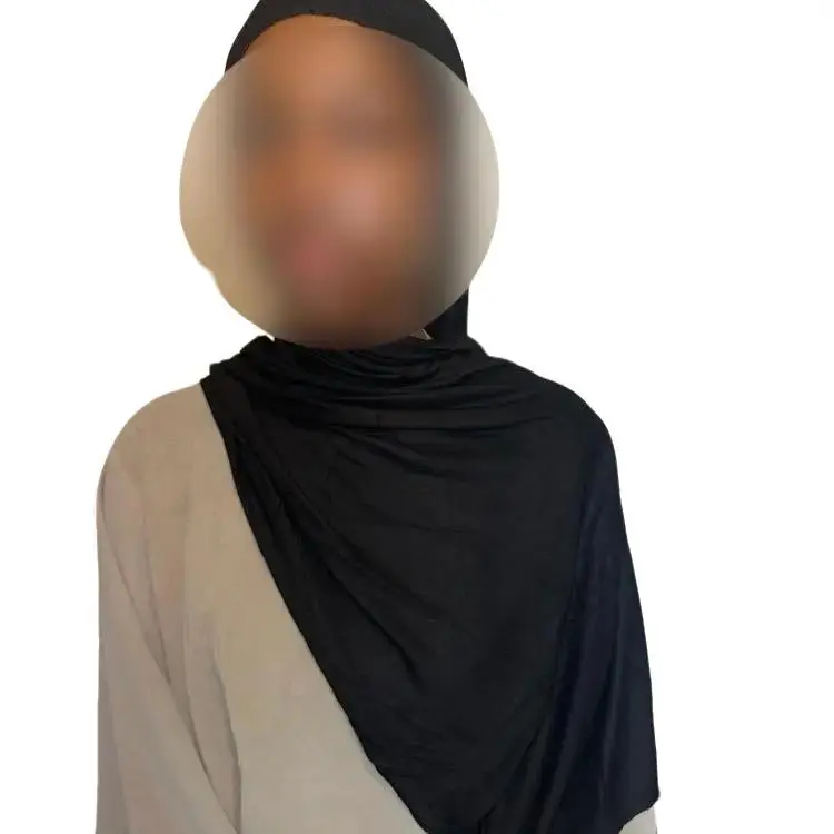 Women's Casual Jersey Hijab by ModestMarwa - Black, All Seasons, Versatile Design, Buy 2 Get 1 Free