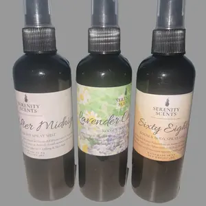 4oz Room Spray Bottle - Clothing Safe - Pick your Scent. Fragrance Freshener Aroma