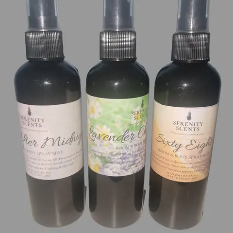 4oz Room & Linen Spray - Clothing-Safe, Kid Safe Fragrance - Non-Toxic - Home Fragrance