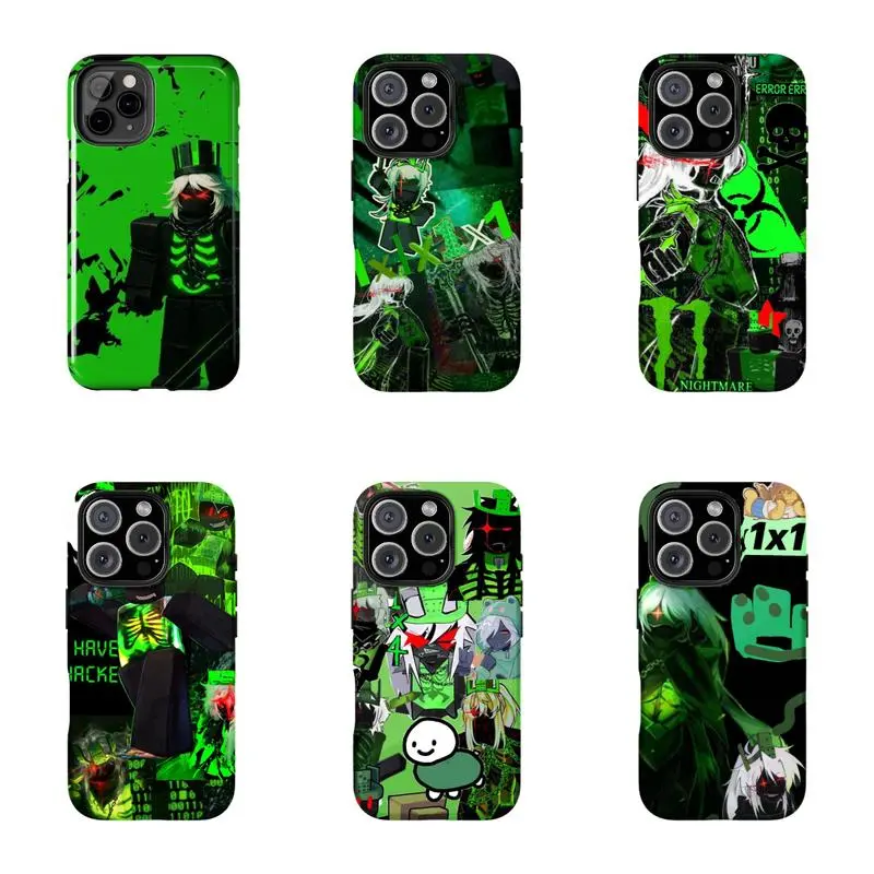 1x1x1x1 BETRAYED inspired forsaken roblox, love games, Character Tough Phone Case | Gamer Gift | Unique Accessories | Video Game DecorSuitable for iPhone 17-11 Pro Max/Plus and  Samsung Galaxy S23-25