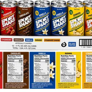 Sport shake variety pack -12 Cans
