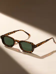 1count Korean Style Retro Sun Glasses for Women Thick TR90 Frame Square Sunglasses MenTrending Luxury Brand Sun Shades For Drive