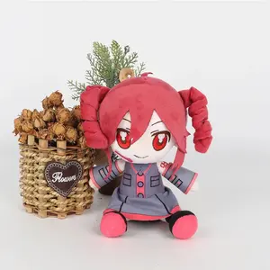 Cute Kasane Teto Plush Toy Soft Doll Stuffed Plushies Figure Anime Cosplay Cartoon Birthday Present Christmas Gift for Fans Girl