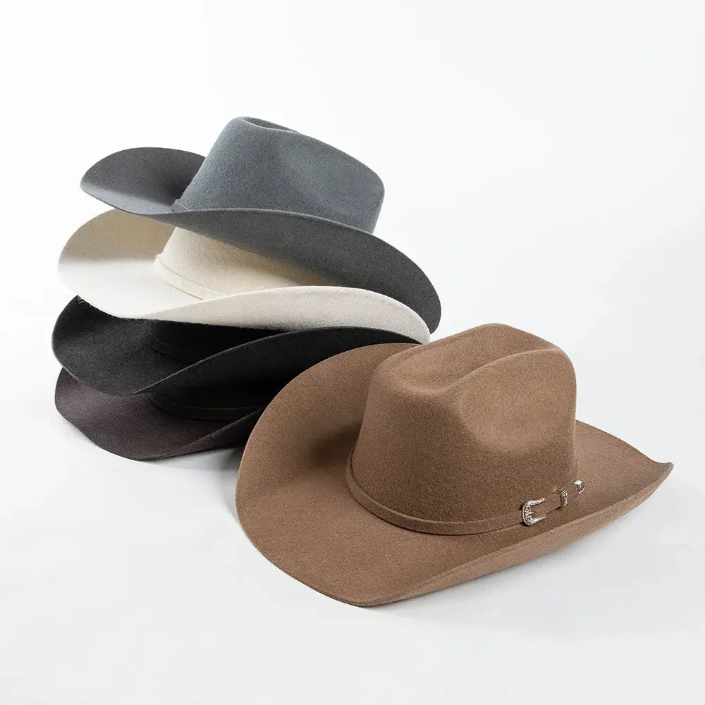 100% Australian Wool Felt Cowboy Hat (19 Colors)