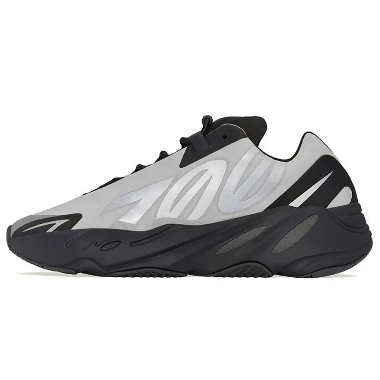 Adidas Yeezy Boost 700 MNVN 'Metallic' Casual Sports Shoes, Men's/Women's Athletic Sneakers for Daily Wear, Reflective, Foam, U.s. Sizes, Unisex, Full Boost Cushioning, Lace-Up, Runs Small