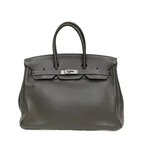 Pre-owned HERMÈS 【Alea】HERMES Birkin 35 Graphite Grey(88) Togo Leather