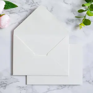 50 PCS A7 Envelopes 5.25 x 7.25'' Matte Ivory Envelopes Perfect for 5x7 Wedding Invitation Cards Christmas Gift Cards Acrylic Invitations Photos