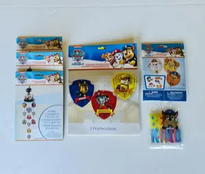 Paw Patrol Official Birthday Party Decoration Set with Hanging Décor Balloon Kit & Gel Pen Set Chase Marshall Rubble Theme for Kids Parties