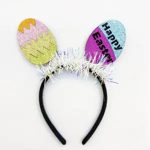 New Easter headband holiday costume egg bunny headband party photo prop cute headwear