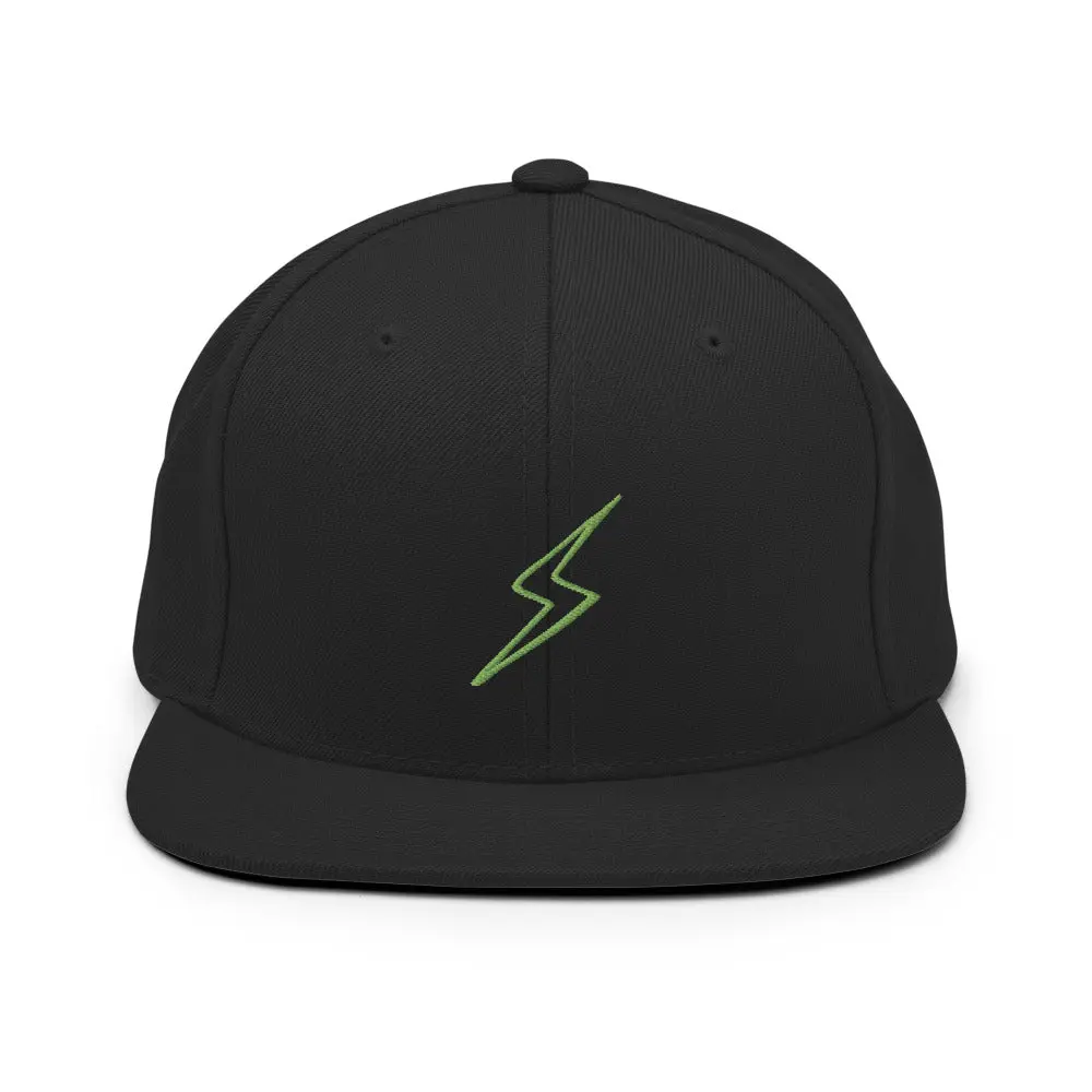 RM Neon - Grn Bolt Snapback Hat