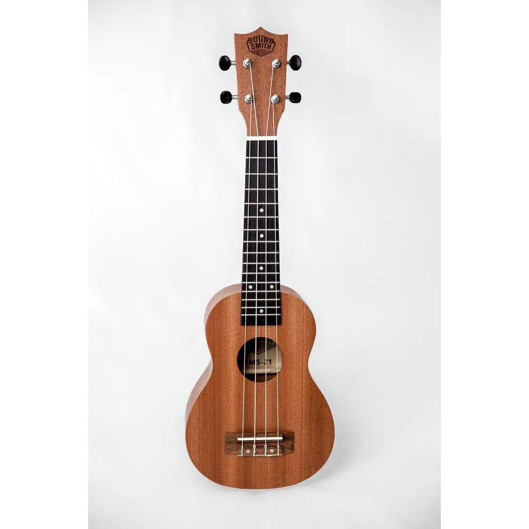 Sound Smith Sapele Ukulele SMS/C/T - Right Handed, 4 Strings, Solid Mahogany, Offset Shape, Matte Finish, Concert Size