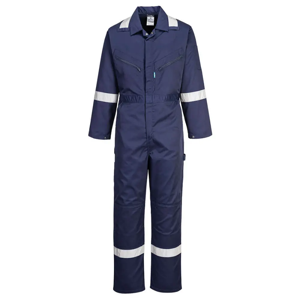 PORTWEST Iona Hi Vis Polycotton Mechanic Coveralls - F813