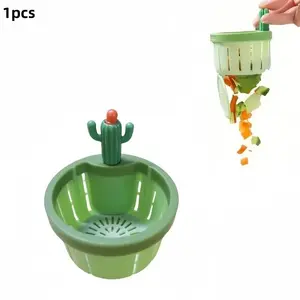 Cactus Shape Sink Drain Basket – Kitchen Food Filter Strainer for Sink Drain, Anti Clog Design for Easy Cleaning