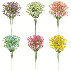 18/ 36Pcs Artificial Gypsophila Flowers - Real Touch Feel, Perfect for DIY Wedding Bouquets, Bridesmaid Holds, Home Table Decor, Bedroom, Living Room Centerpiece, Vase Arrangement, Mother'S Day Gift, Wedding Season Deco, Bouquet Decorations