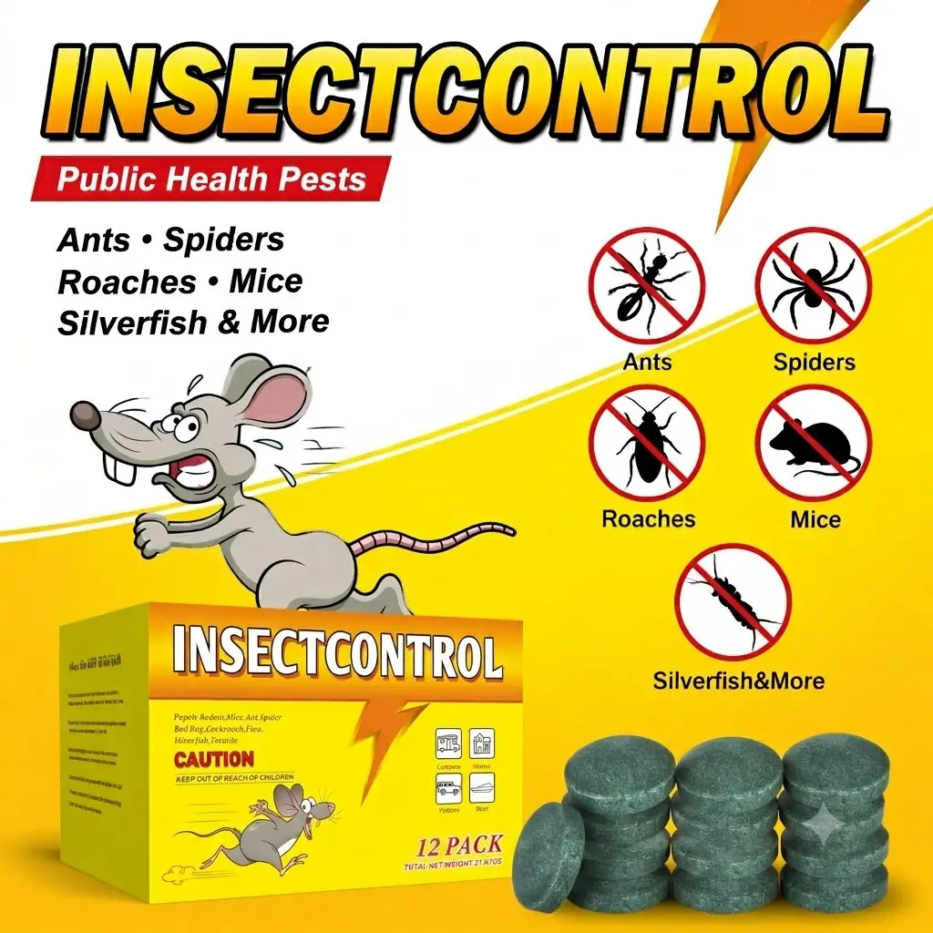 Upgraded Natural Peppermint Oil Multi-Pest Repellent Balls, 12-Pack Pet-Safe Pouches, Home Care Supplies for Moth, Mold & Damp Proofing (for House, Garage)
