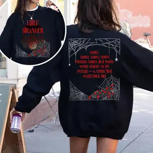 Run Little Stranger Sweatshirt, Malachi Vize Hoodie, Leigh Rivers Merch, Dark Romance Merch, Book Lovers Unisex Sweater