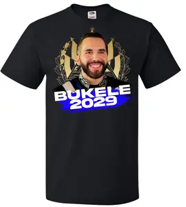 Bukele 2029 T-Shirt – Black & Gold Edition | Limited Presidential Design