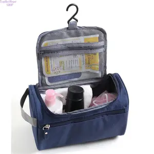 Men's Portable Hanging Travel Cosmetic Bag with Hook - Multifunctional, Foldable, Waterproof, Large-Capacity, Durable Compact Outdoor Wash Organizer for Camping, Daily Bathroom Use