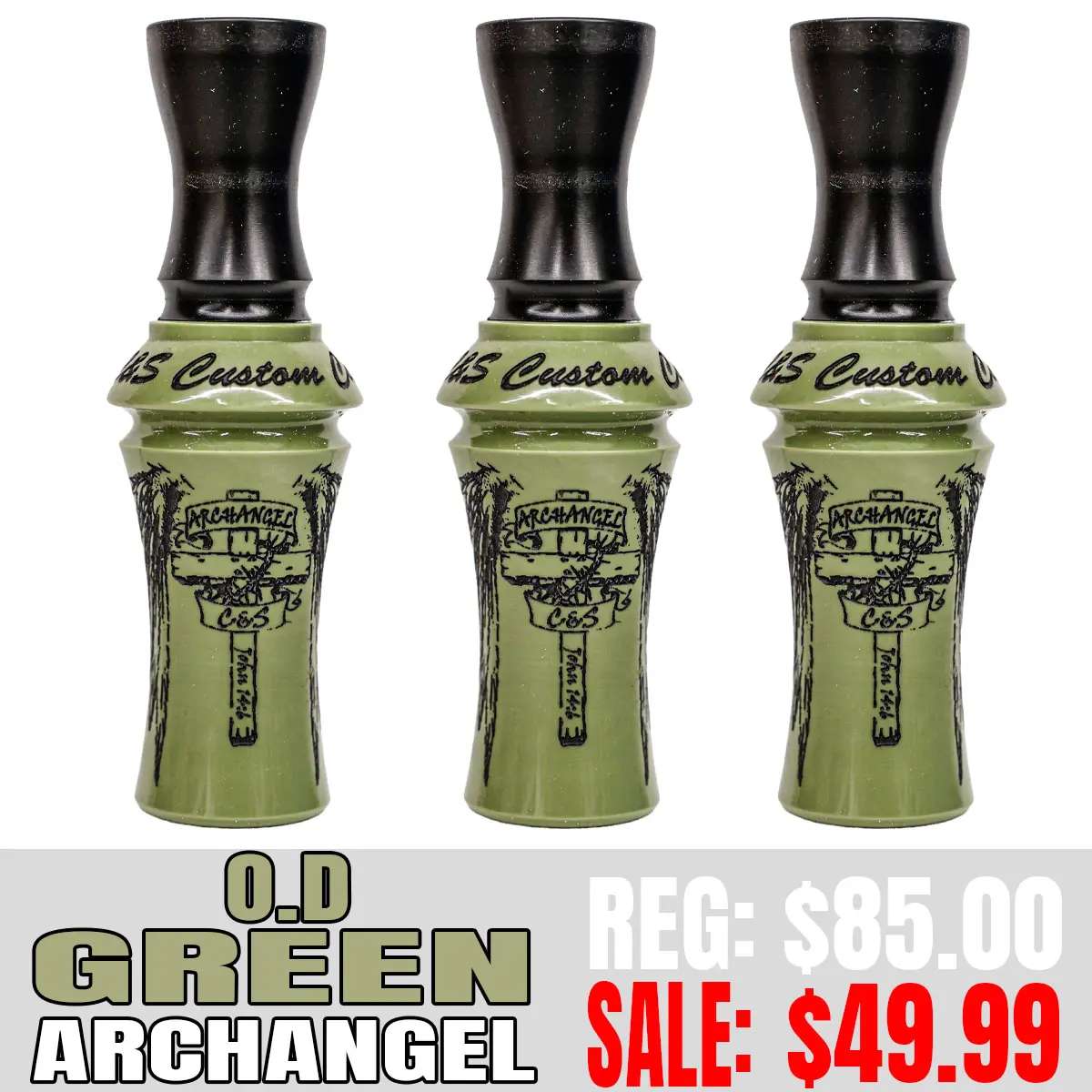 BLACK FRIDAY 2025 OD GREEN DIE HARD ARCHANGEL DUCK HUNTING CALL