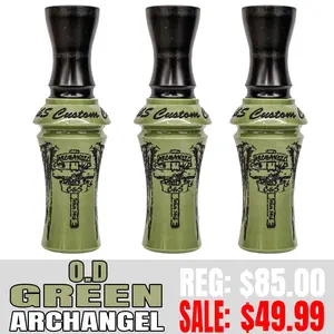 BLACK FRIDAY 2025 OD GREEN DIE HARD ARCHANGEL DUCK HUNTING CALL