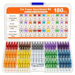 306pcs Replacement Blade Fuses Standard & Mini & Low Profile Mini-2A 5A 7.5A 10A 15A 20A 25A 30A with Fuse Puller Circuit Tester