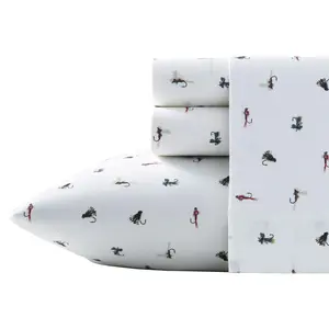 Eddie Bauer Fishing Flies Twin Xl Sheet Set