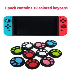 Switch Oled Cat Claw Game Controller Joystick Cap Set, Protective Case for Switch Controllers, Enhance Grip & Protection