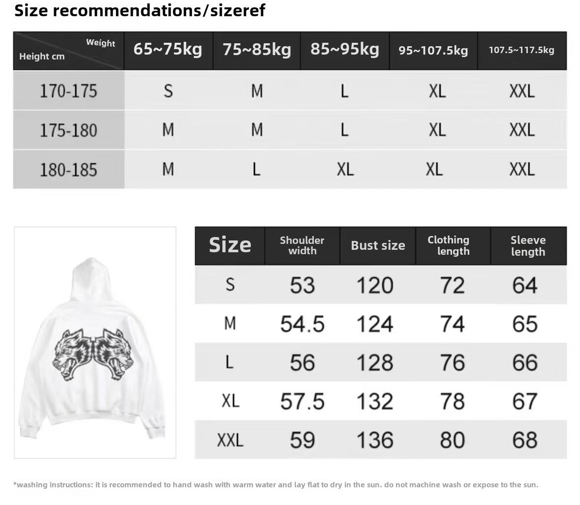 Darcsport Wolf Head Rose Terry Sweater Loose Breathable Workout Top