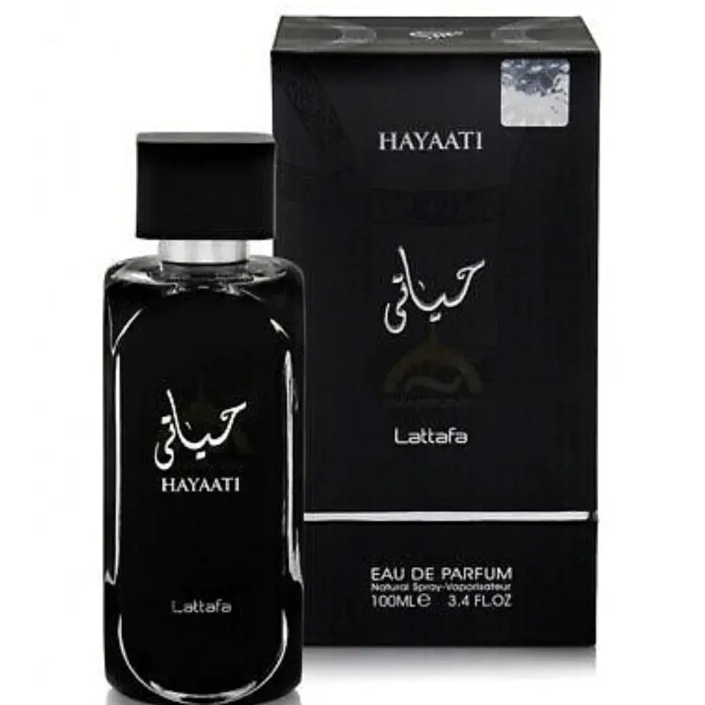 Hayaati by Lattafa 3.4 oz EDP Spray for MEN ( BLACK )