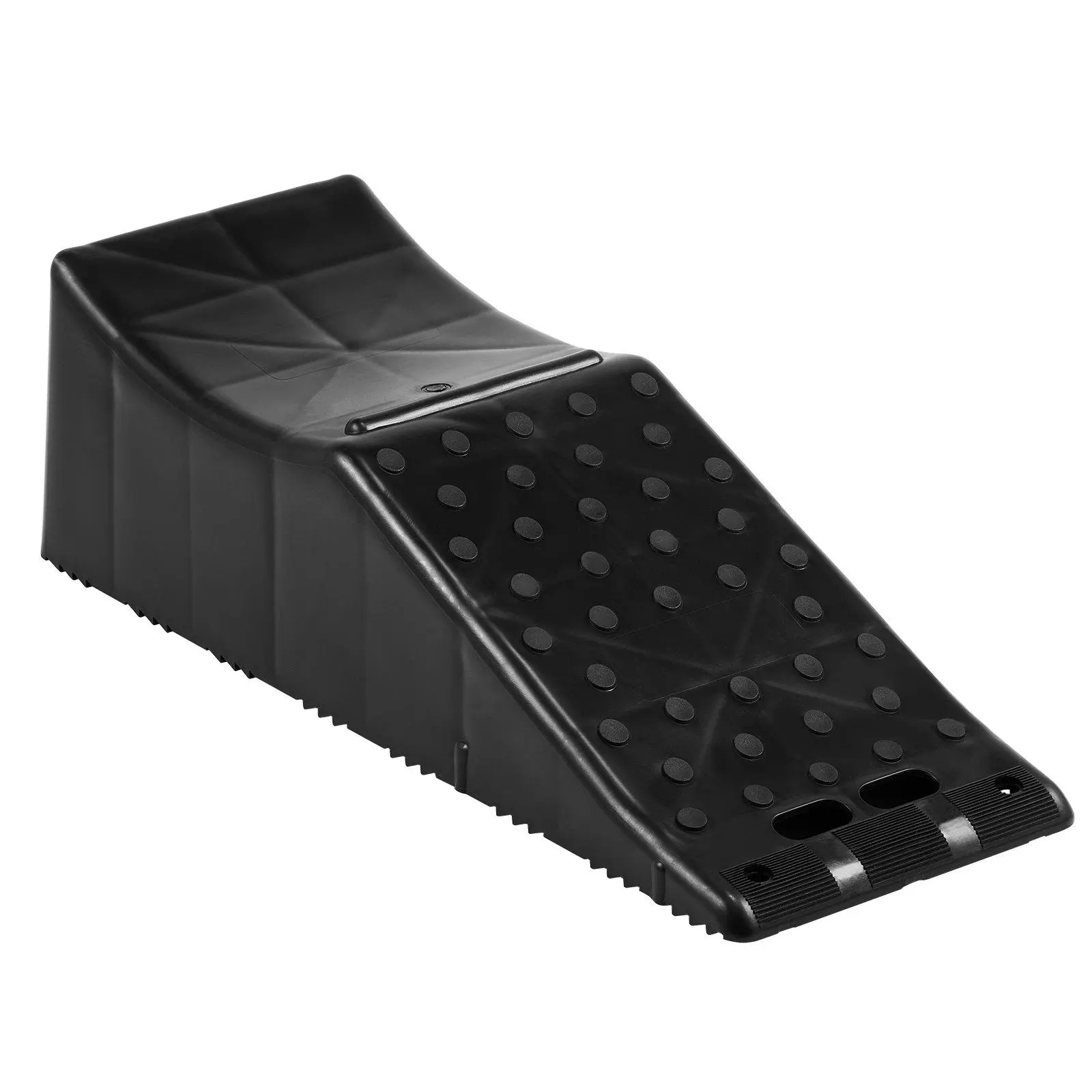 【summerfinds】 Vehicle Ramp, Single Unit Auto Service Ramp, 20000 lbs/9 ton Load Limit, 5.5" Elevation Auto Ramp, Robust Tire Ramp for Routine Car Care and Vehicle Upkeep