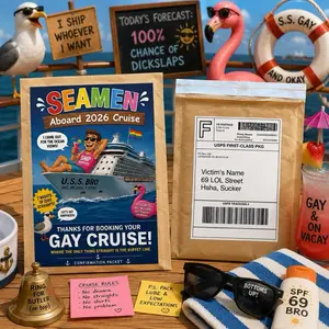 Gay Cruise Prank Mailer