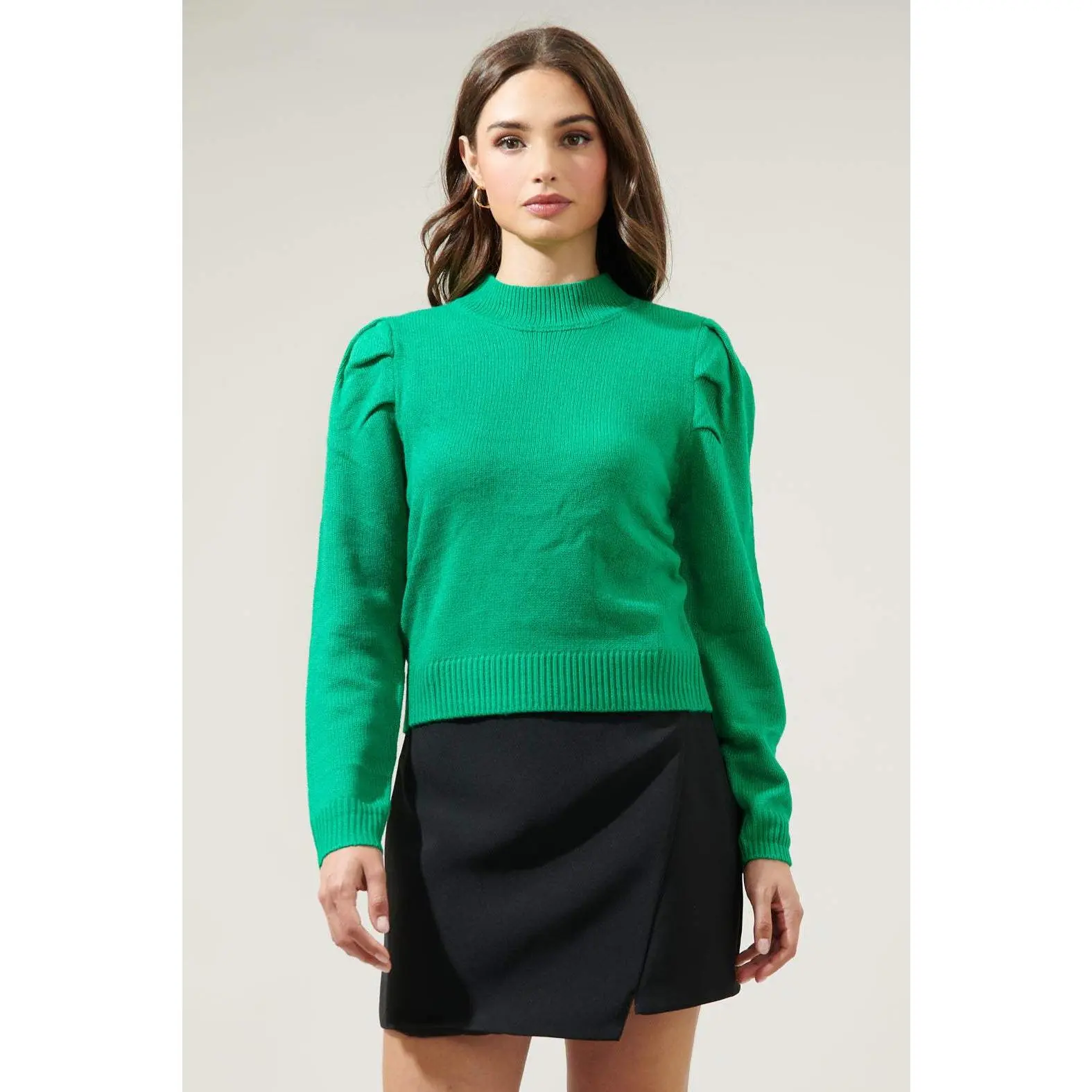 Claire Charmer Puff Sleeve Sweater