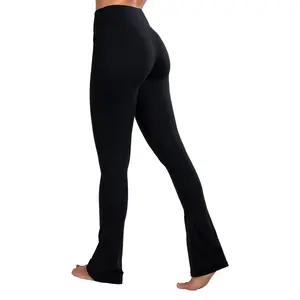 Sunzel Women's 32" High-Waist Butterflycra Mini Flared Leggings - Tummy Control, Stretchy Workout Leggings, Workout Tights, Yoga Outfits for Yoga, Gym, Athleisure Sports Bottoms
